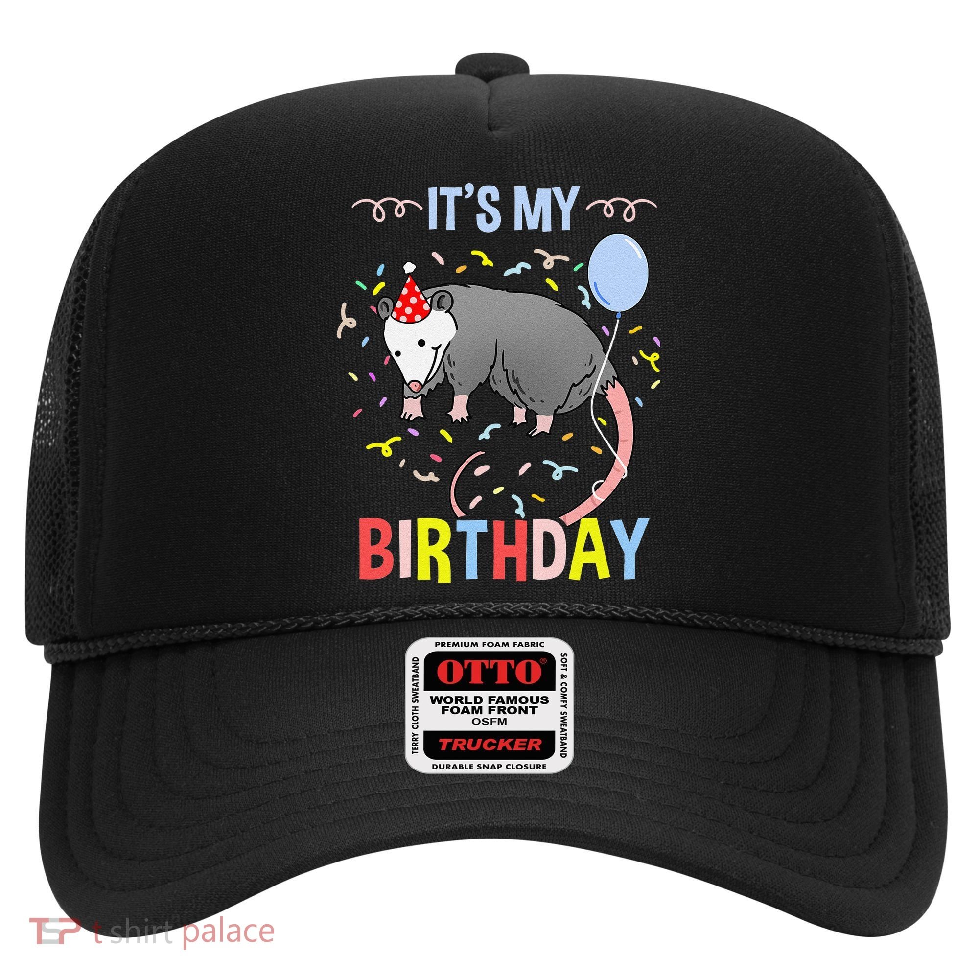 Its My Birthday Opossum Hat