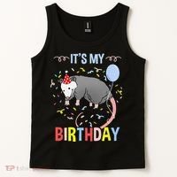 Its My Birthday Opossum Tank Top thumb 2