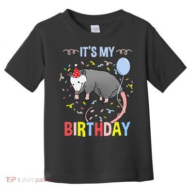 Its My Birthday Opossum Toddler T-Shirt