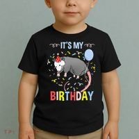 Its My Birthday Opossum Toddler T-Shirt thumb 2
