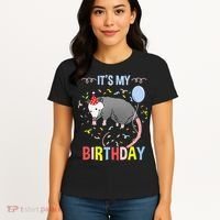 Its My Birthday Opossum Women's T-Shirt thumb 4
