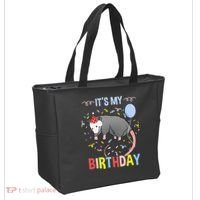 Its My Birthday Opossum Tote Bag thumb 2