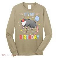 Its My Birthday Opossum Long Sleeve Shirt thumb 0