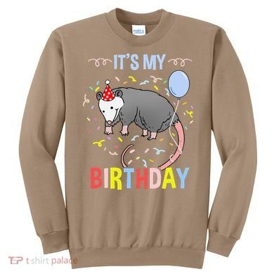 Its My Birthday Opossum Sweatshirt
