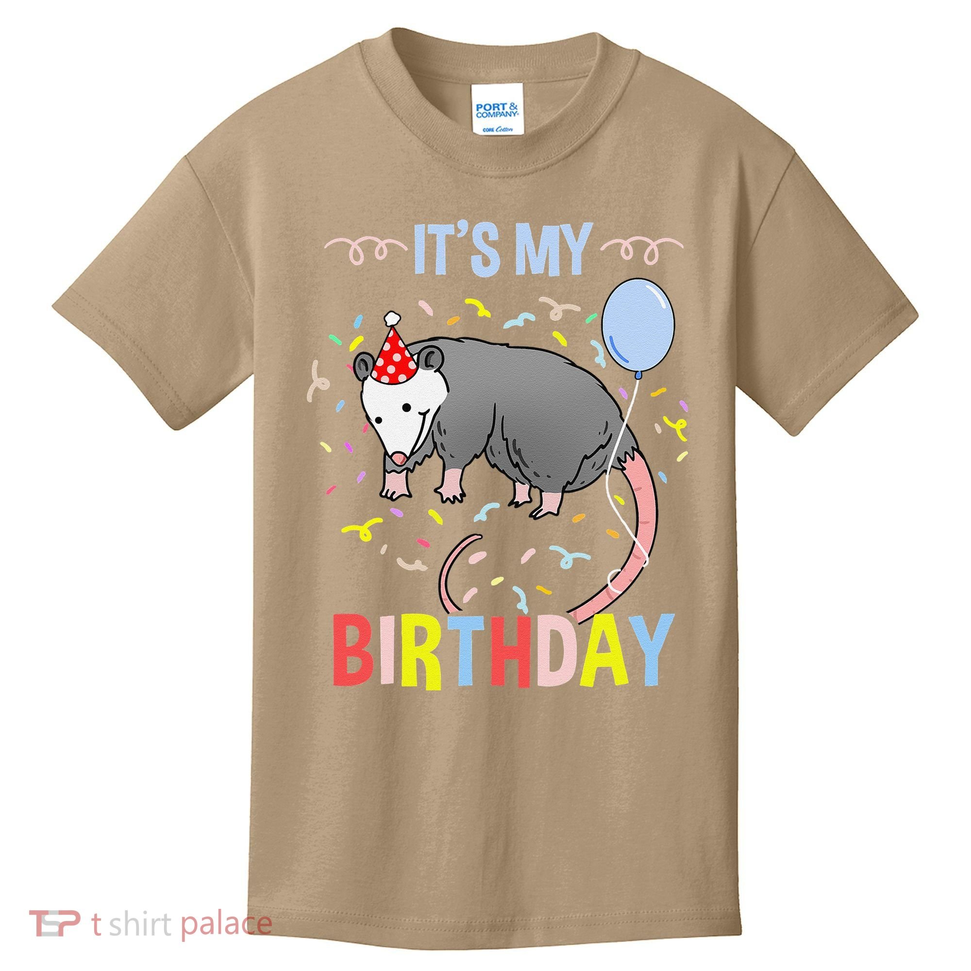 Its My Birthday Opossum Kids T-Shirt