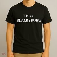 I Miss Blacksburg Cute Gift Virginia Va Love T-Shirt thumb 3
