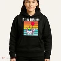 Its My Birthday Axolotl Party Hat & Balloon Hoodie thumb 5