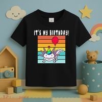 Its My Birthday Axolotl Party Hat & Balloon Toddler T-Shirt thumb 3