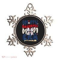 In My Baseball Mom Era Baseball Mama Coquette Bow Game Day Ornament thumb 0