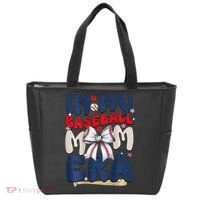 In My Baseball Mom Era Baseball Mama Coquette Bow Game Day Tote Bag thumb 0
