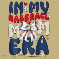In My Baseball Mom Era Baseball Mama Coquette Bow Game Day Polo thumb 2