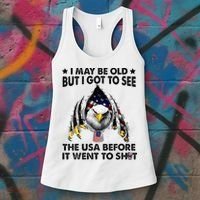 I May Be Old But I Got To See The Usa Before It Went To Shit Women's Tank Top thumb 3