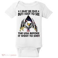 I May Be Old But I Got To See The Usa Before It Went To Shit Baby Bodysuit thumb 0