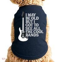 I May Be Old But I Got To See All The Cool Bands Doggie Tank thumb 0