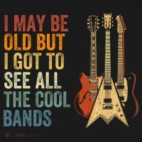 I May Be Old But I Got To See All The Cool Bands Classic Guitar Concert Women's Tank Top thumb 5