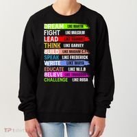 Inspiring Martin Black History Month African American Women's Sweatshirt thumb 0