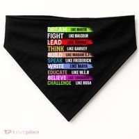 Inspiring Martin Black History Month African American USA-Made Doggie Bandana thumb 0