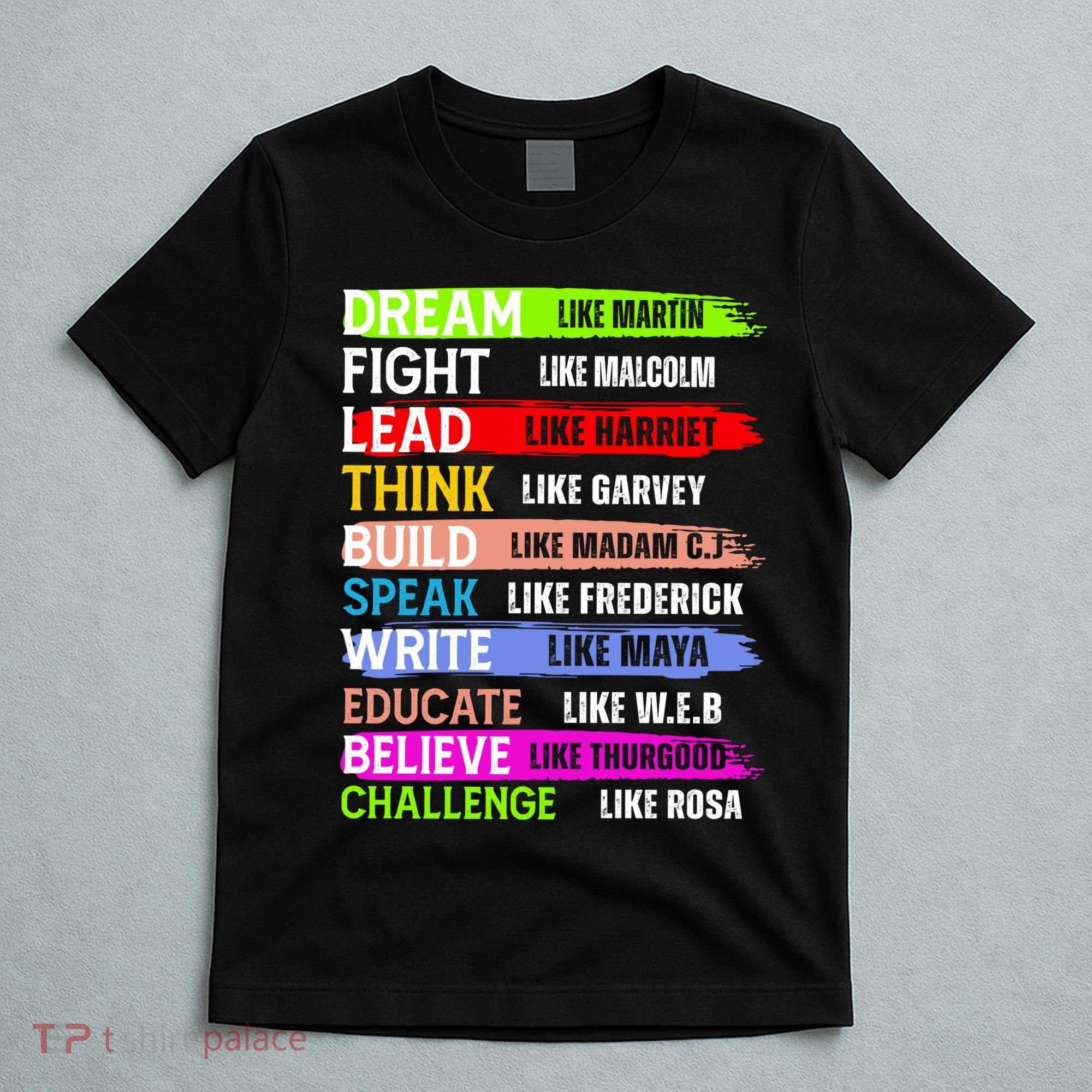 Inspiring Martin Black History Month African American T-Shirt