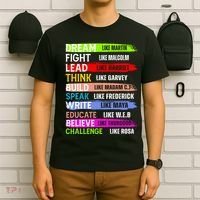 Inspiring Martin Black History Month African American T-Shirt thumb 6