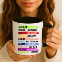 Inspiring Martin Black History Month African American Coffee Mug thumb 3