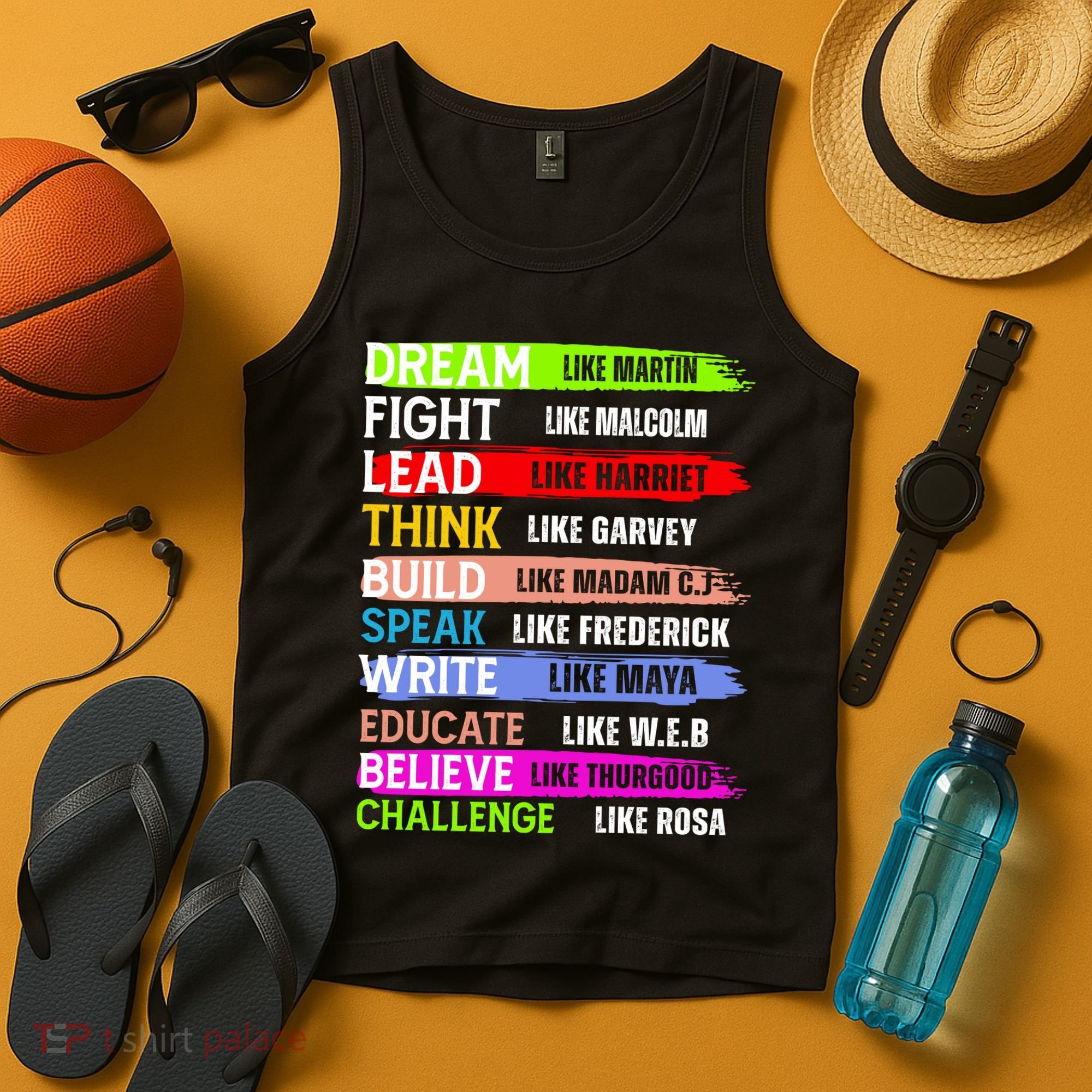 Inspiring Martin Black History Month African American Tank Top