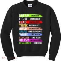 Inspiring Martin Black History Month African American Kids Sweatshirt thumb 0