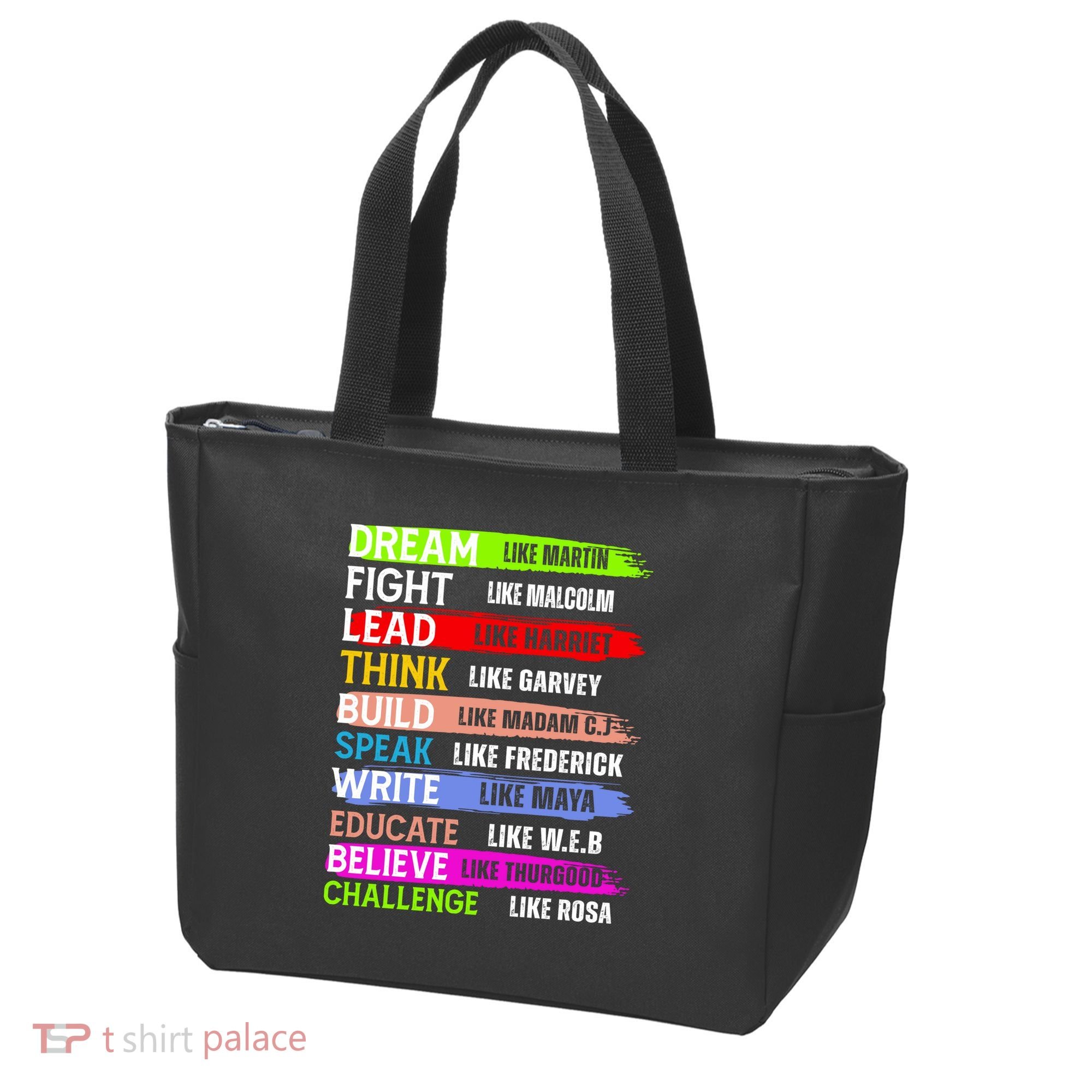 Inspiring Martin Black History Month African American Tote Bag