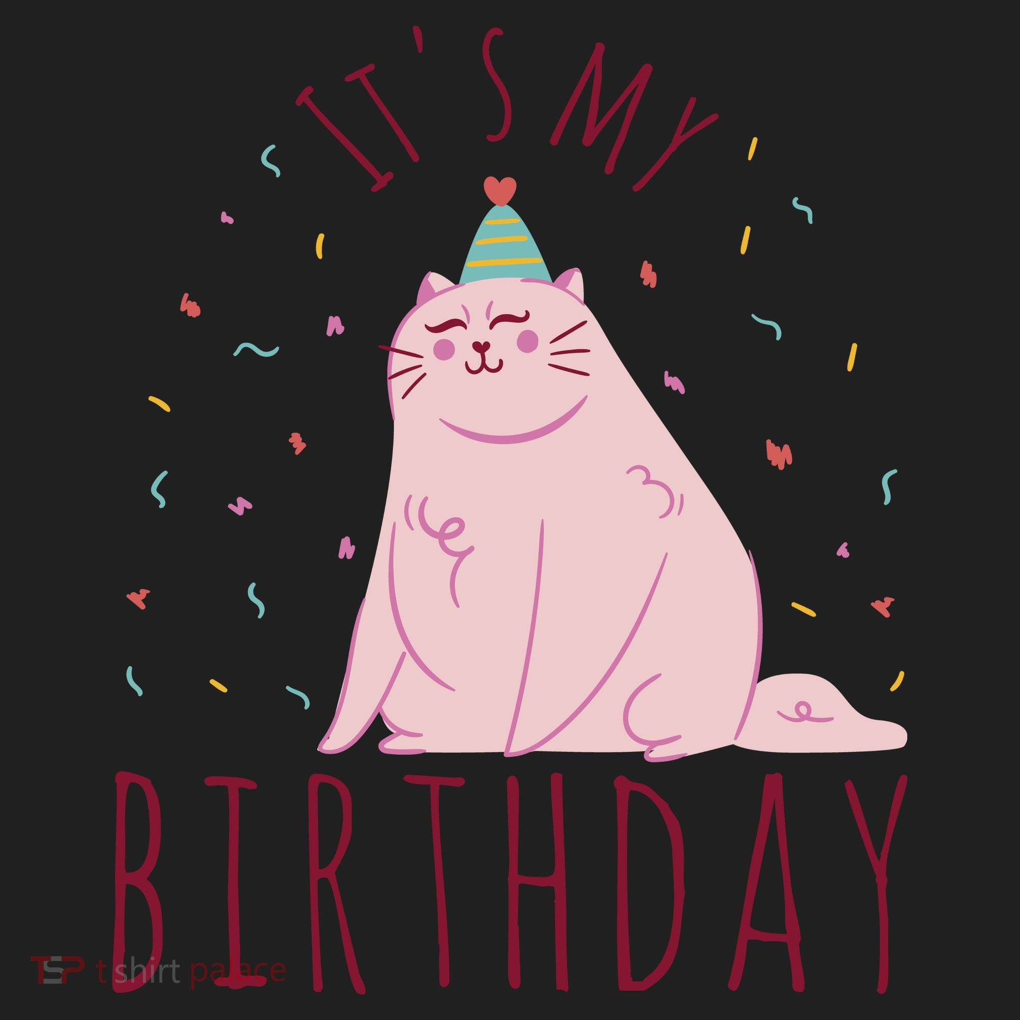It's My Birthday Cat Women's Sweatshirt