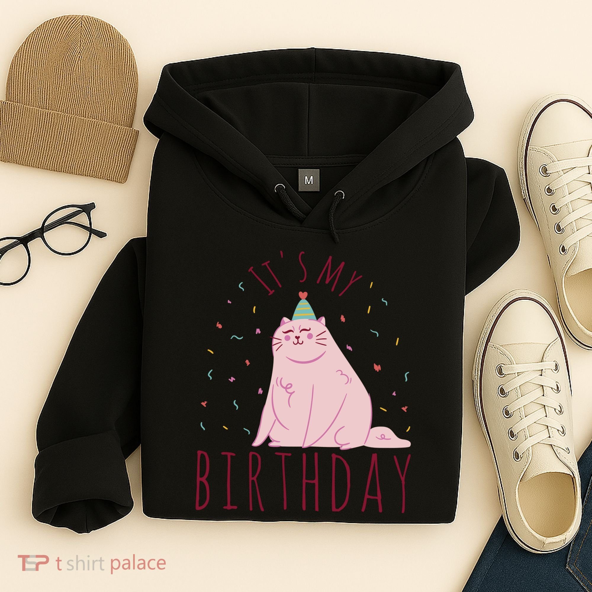It's My Birthday Cat Hoodie