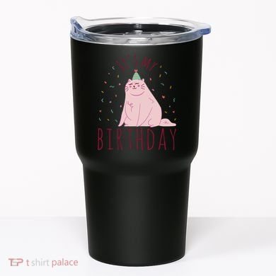 It's My Birthday Cat Tumbler