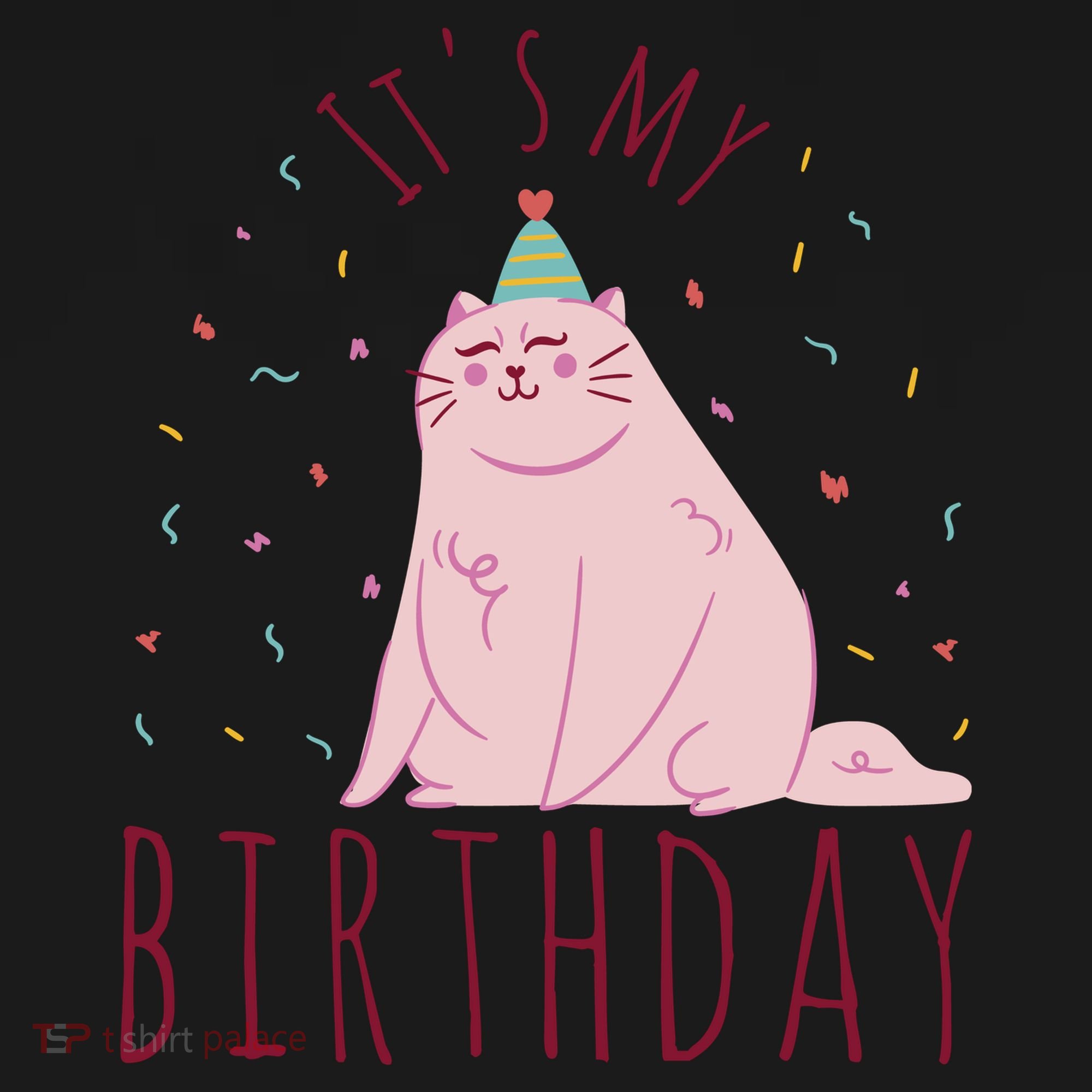 It's My Birthday Cat Ornament