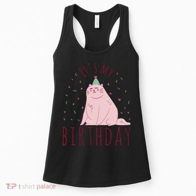 It's My Birthday Cat Women's Tank Top