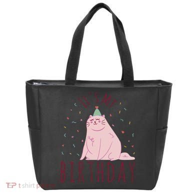 It's My Birthday Cat Tote Bag