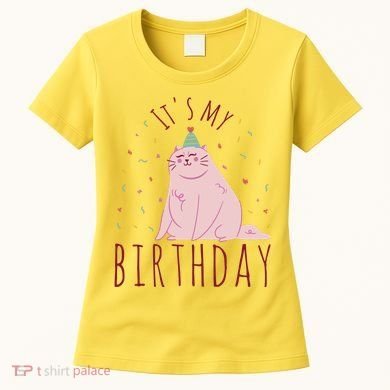 It's My Birthday Cat Women's T-Shirt