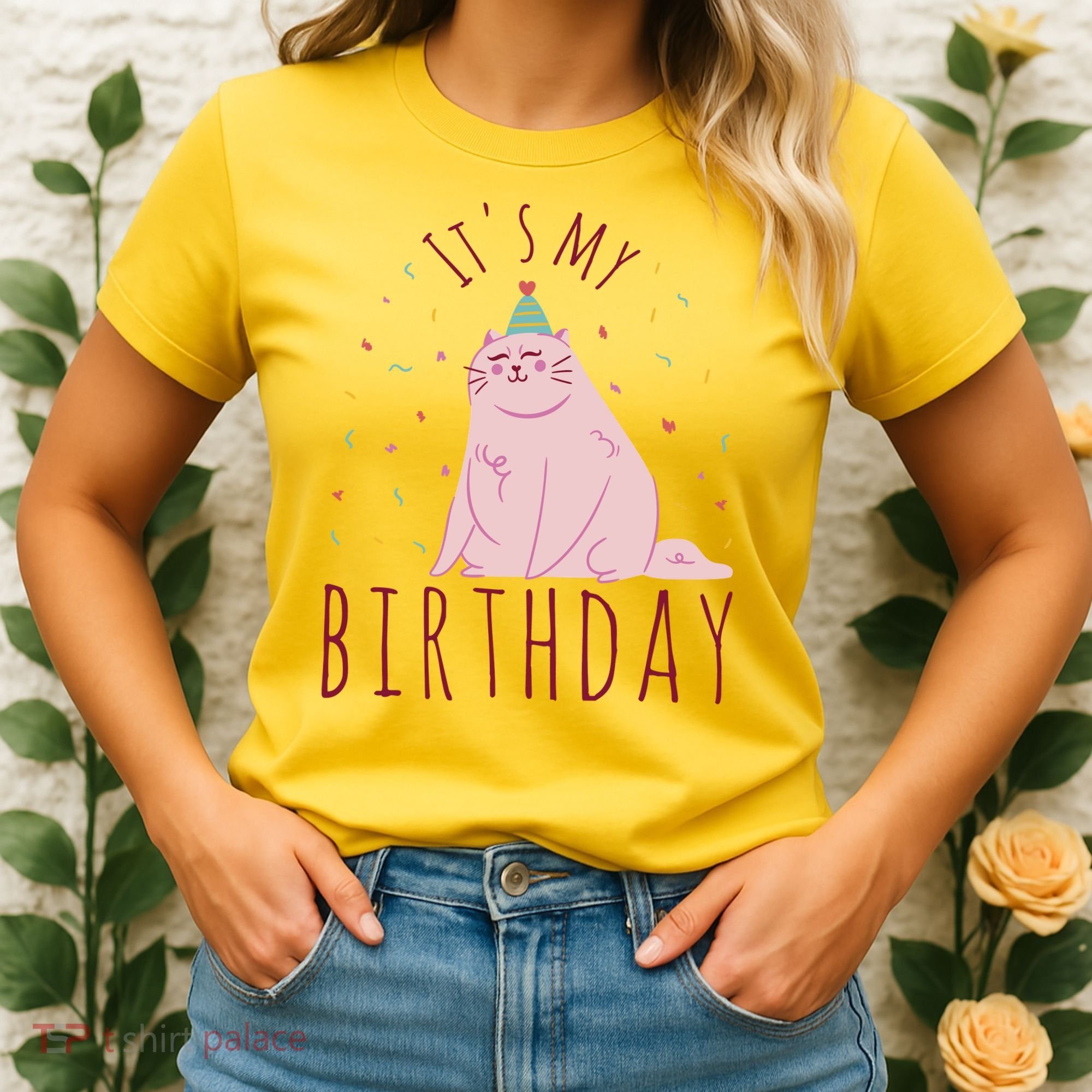 It's My Birthday Cat Women's T-Shirt