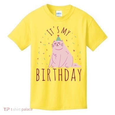 It's My Birthday Cat Kids T-Shirt