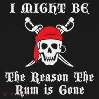 I Might Be The Reason The Rum Is Gone Pirate Day Baby Bodysuit thumb 2