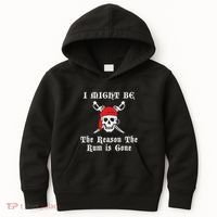 I Might Be The Reason The Rum Is Gone Pirate Day Kids Hoodie thumb 0