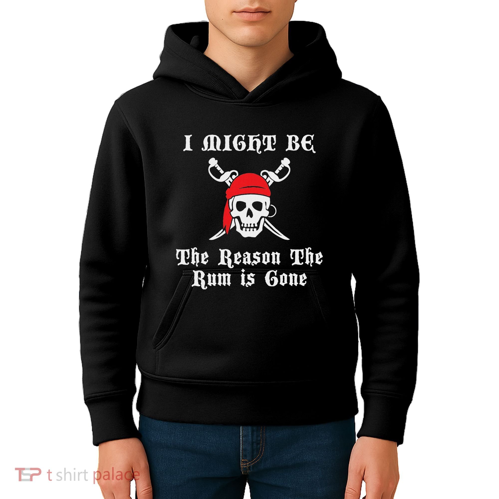 I Might Be The Reason The Rum Is Gone Pirate Day Kids Hoodie