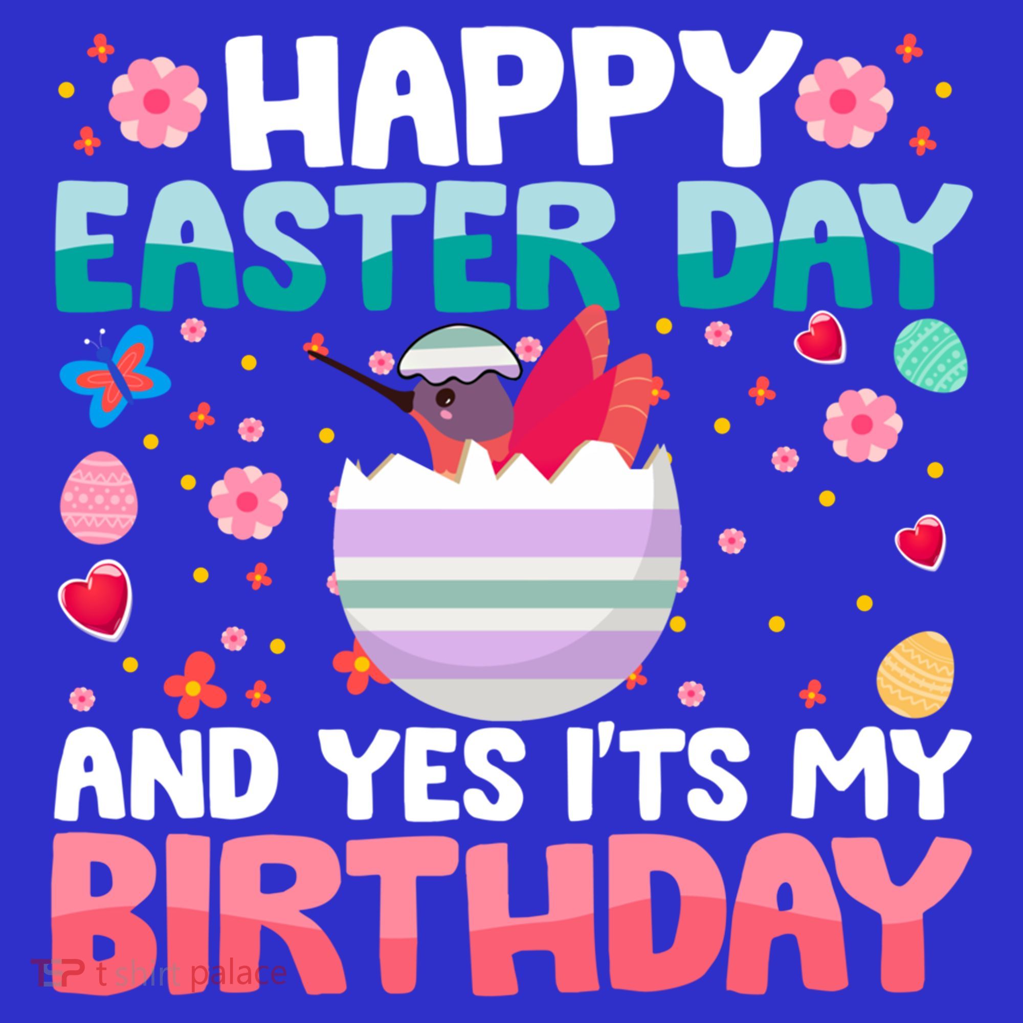 It's My Birthday And Easter Day Happy To Me You Hummingbird Cute Gift Hoodie