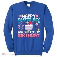 It's My Birthday And Easter Day Happy To Me You Hummingbird Cute Gift Sweatshirt thumb 0