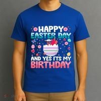 It's My Birthday And Easter Day Happy To Me You Hummingbird Cute Gift T-Shirt thumb 3