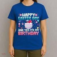 It's My Birthday And Easter Day Happy To Me You Hummingbird Cute Gift T-Shirt thumb 4