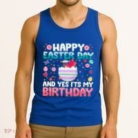 It's My Birthday And Easter Day Happy To Me You Hummingbird Cute Gift Tank Top thumb 3