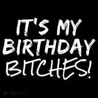 It's My Birthday Bitches Funny Birthday Gift Women's Hoodie thumb 2