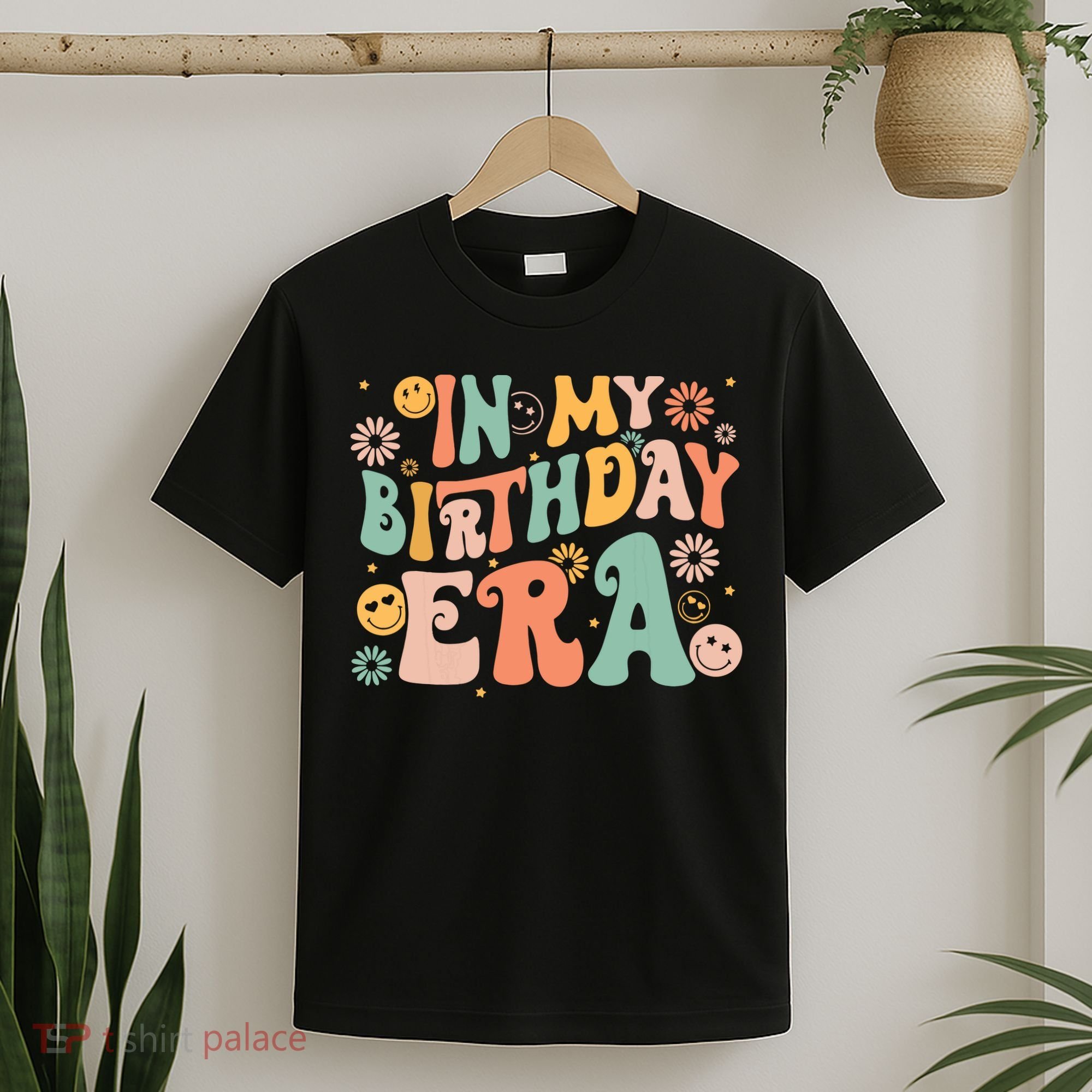 In My Birthday Era Retro Vintage Groovy Birthday Girl T-Shirt