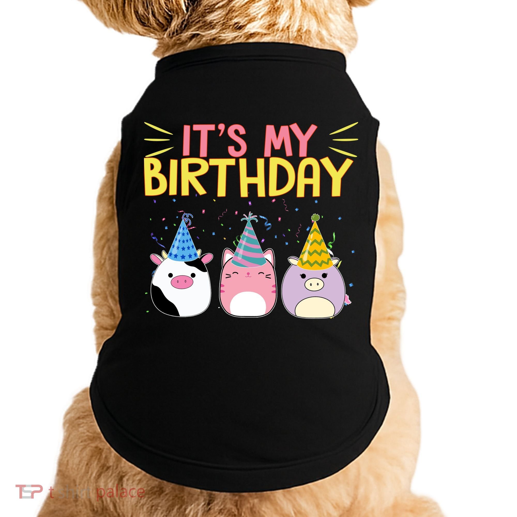 It's My Birthday Boo Cute Doggie Tank
