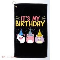 It's My Birthday Boo Cute Golf Towel thumb 0