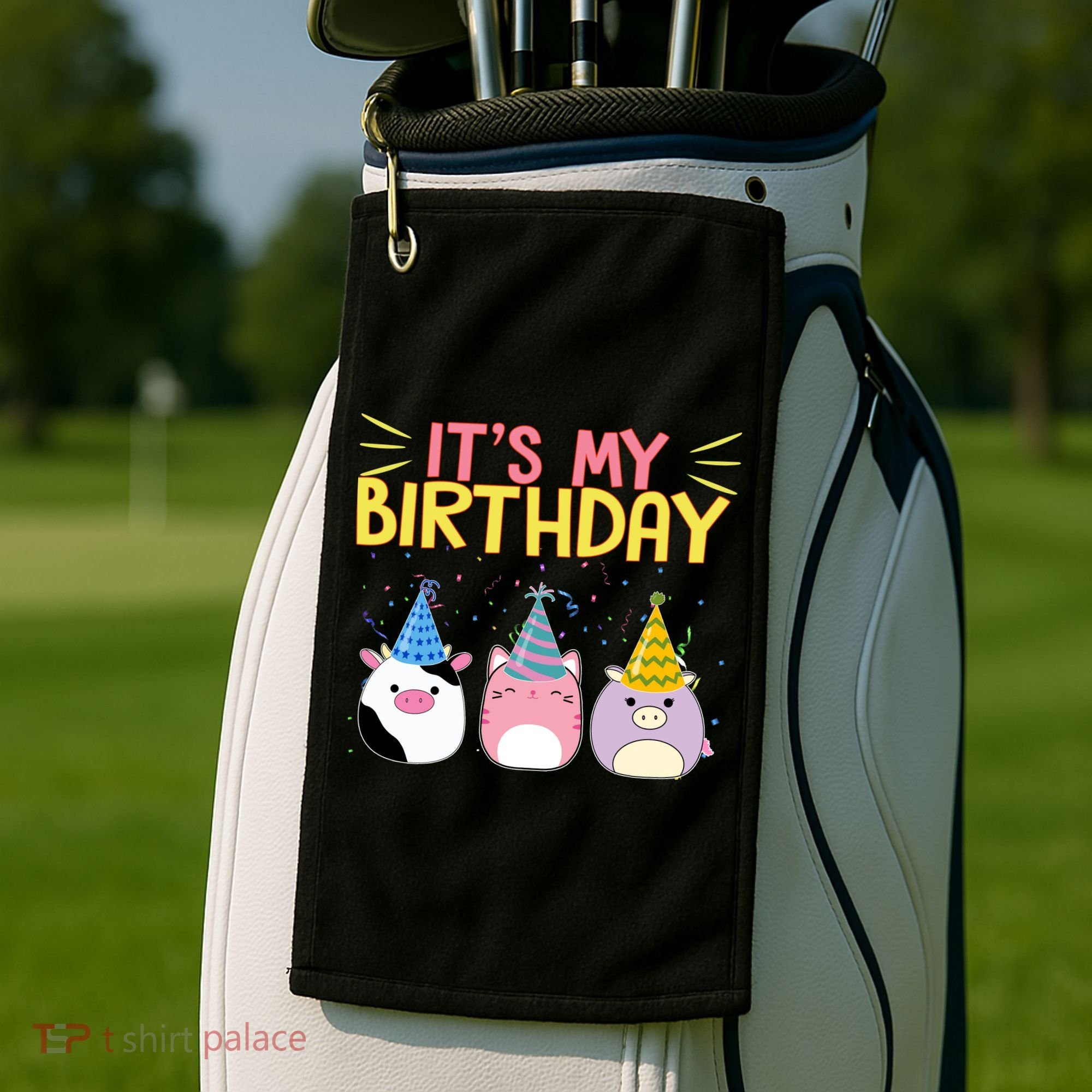 It's My Birthday Boo Cute Golf Towel
