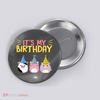 It's My Birthday Boo Cute Button thumb 0